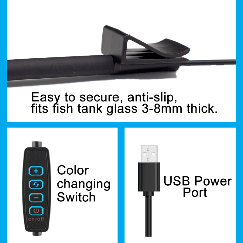 USB Aquarium LED-lamp Aquarium - Marine Aquarium Mini recensie en prijs