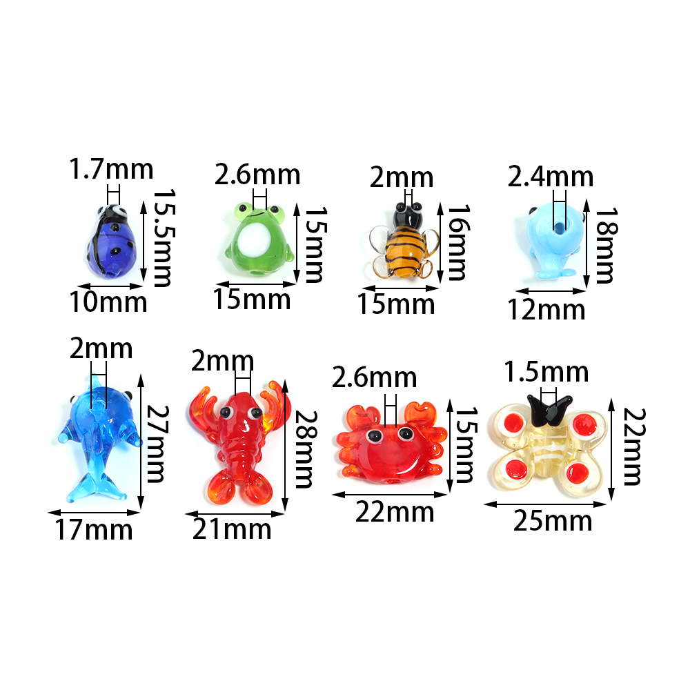 2 Stuks Glazen Hanger Zeediere - Marine Aquarium Mini recensie en prijs