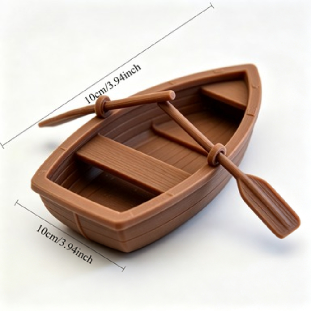 Mini houten bootje met dubbele - Marine Aquarium Mini recensie en prijs